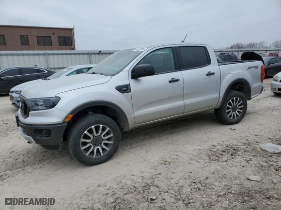 2019 Ford Ranger XL with VIN 1FTER4FH8KLA79340, listed as a Copart auction lot 44742265 with 33,519 mi miles and Salvage Title. Bid and sale history available at carsss.com. Image 1.