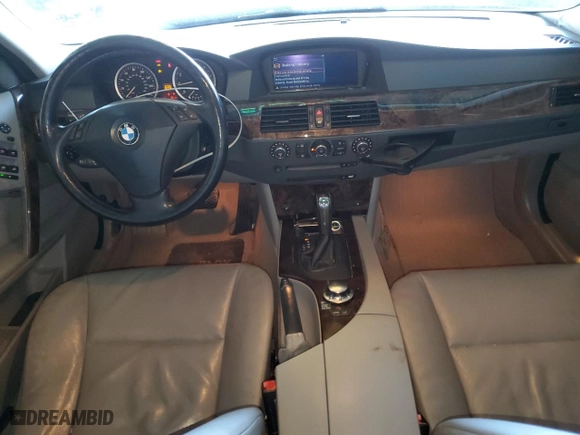 2006 BMW 5 Series 525i with VIN WBANE53556CK80479, listed as a Copart auction lot 44297855 with 168,966 mi miles and Salvage Title. Bid and sale history available at carsss.com. Image 8.