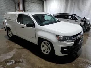 2021 Chevrolet Colorado 4WD Work Truck with VIN 1GCHTBEA6M1122224, listed as a Copart auction lot 70592974 with 38,979 mi miles and Salvage Title. Bid and sale history available at carsss.com. Image 4.