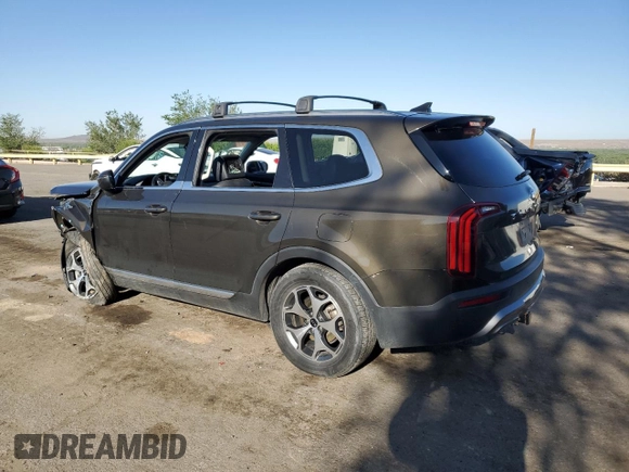 2020 Kia Telluride EX with VIN 5XYP34HC2LG003198, listed as a Copart auction lot 57534885 with Not provided miles and Salvage title. Bid and sale history available at DreamBid. Image 2.