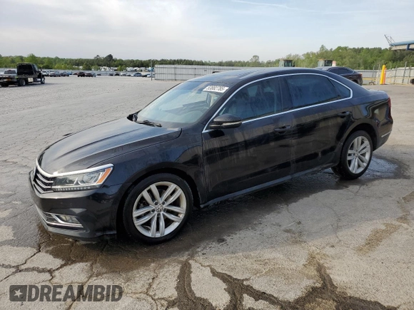 2018 Volkswagen Passat SE with VIN 1VWBA7A30JC022617, listed as a Copart auction lot 53882785 with 109,082 mi miles and Salvage title. Bid and sale history available at DreamBid. Image 1.