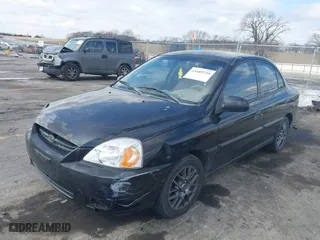 2005 Kia Rio with VIN KNADC125X56377797, listed as a IAAI auction lot 41685739 with 103,390 mi miles. Bid and sale history available at carsss.com. Image 17.