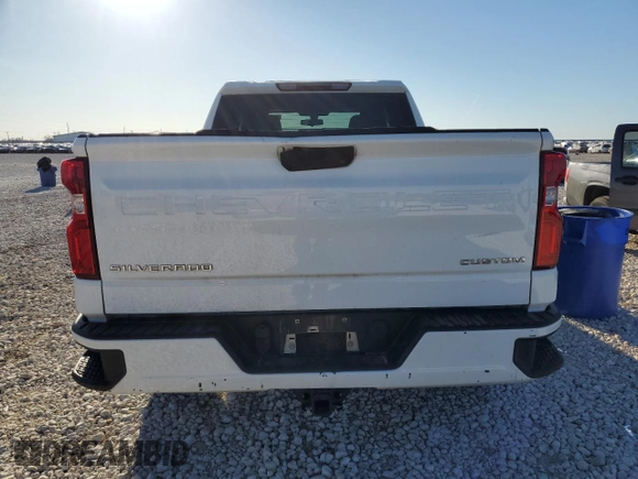 2020 Chevrolet Silverado 1500 Custom with VIN 1GCRWBEH9LZ336147, listed as a Copart auction lot 42966205 with 152,676 mi miles and Salvage Title. Bid and sale history available at carsss.com. Image 6.