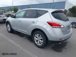 2012 Nissan Murano SL with VIN JN8AZ1MUXCW107804, listed as a IAAI auction lot 42136951 with 1 mi miles. Bid and sale history available at carsss.com. Image 3.