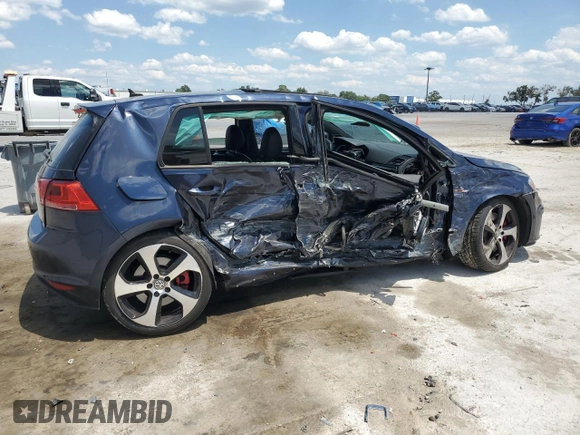 2017 Volkswagen Golf GTI Autobahn with VIN 3VW547AU2HM003069, listed as a Copart auction lot 57317524 with 91,456 mi miles and Salvage Title. Bid and sale history available at carsss.com. Image 3.