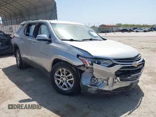 2018 Chevrolet Traverse LT Cloth z VIN 1GNERGKW3JJ173973, wystawiony jako IAAI lot #41860647 z przebiegiem 143 854 mil mil oraz . Historia ofert i sprzedaży dostępna na DreamBid. Obrazek 1.
