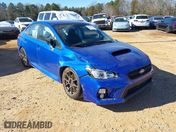 2020 Subaru WRX with VIN JF1VA1A65L9801749, listed as a IAAI auction lot 41247595 with 70,687 mi miles. Bid and sale history available at carsss.com. Image 1.