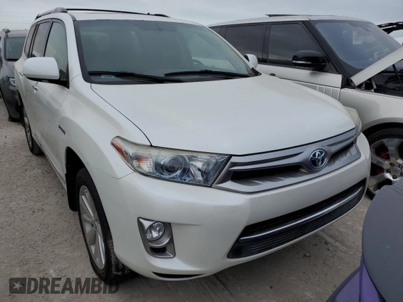 2013 Toyota Highlander Hybrid Limited with VIN JTEDC3EH1D2011958, listed as a Copart auction lot 76441614 with 63,033 mi miles and Salvage Title. Bid and sale history available at carsss.com. Image 5.