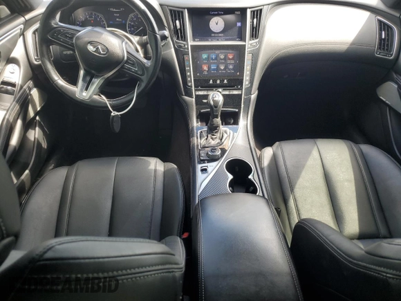 2017 Infiniti Q60 Premium z VIN JN1EV7EK1HM360637, wystawiony jako Copart lot #55801835 z przebiegiem 106 114 mil mil oraz Szkoda całkowita • Salvage title. Historia ofert i sprzedaży dostępna na DreamBid. Obrazek 8.
