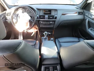 2015 BMW X3 xDrive28i with VIN 5UXWX9C5XF0D54698, listed as a Copart auction lot 51656385 with 83,399 mi miles and Salvage Title. Bid and sale history available at DreamBid. Image 8.
