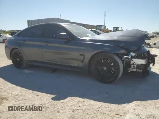 2017 BMW 4 Series 430i with VIN WBA4F7C51HG437778, listed as a Copart auction lot 48673745 with 110,531 mi miles and Salvage Title. Bid and sale history available at carsss.com. Image 4.