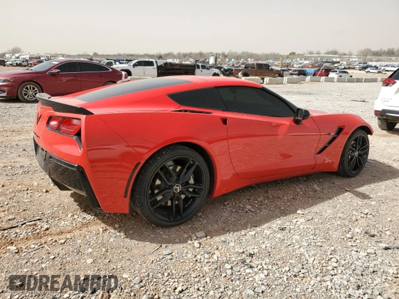 2015 Chevrolet Corvette 1LT with VIN 1G1YA2D74F5117037, listed as a Copart auction lot 49231505 with 50,488 mi miles and Salvage title. Bid and sale history available at DreamBid. Image 3.