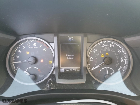 2017 Toyota Tacoma SR5 with VIN 3TMDZ5BN3HM033659, listed as a Copart auction lot 44998805 with 127,325 mi miles and Salvage Title. Bid and sale history available at carsss.com. Image 9.