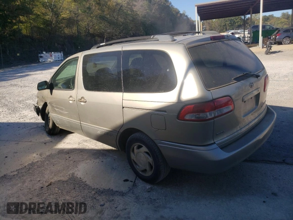 2001 Toyota Sienna LE with VIN 4T3ZF13C11U390198, listed as a Copart auction lot 76785094 with 200,803 mi miles and Salvage Title. Bid and sale history available at carsss.com. Image 2.