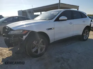 2017 Jaguar F-Pace 35t Premium with VIN SADCJ2BV5HA047548, listed as a Copart auction lot 48497515 with 169,447 mi miles and Salvage Title. Bid and sale history available at DreamBid. Image 1.
