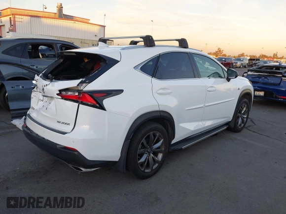 2017 Lexus NX with VIN JTJYARBZ1H2082060, listed as a IAAI auction lot 41129269 with 64,815 mi miles. Bid and sale history available at carsss.com. Image 4.