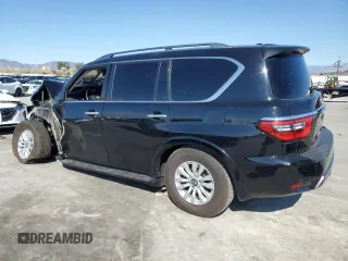 2021 Nissan Armada SV with VIN JN8AY2AD5M9661829, listed as a Copart auction lot 44217485 with 91,246 mi miles and Clean Title. Bid and sale history available at carsss.com. Image 2.