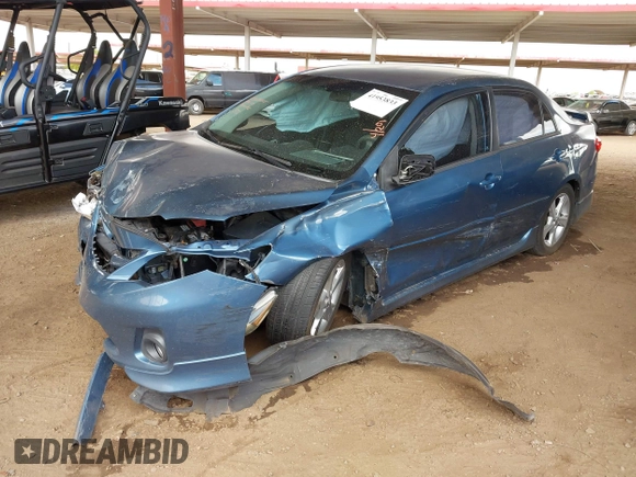 2013 Toyota Corolla L with VIN 5YFBU4EE8DP202976, listed as a IAAI auction lot 41953833 with 180,304 mi miles. Bid and sale history available at carsss.com. Image 16.
