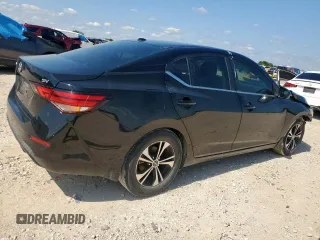 2021 Nissan Sentra SV with VIN 3N1AB8CV0MY329493, listed as a Copart auction lot 58406755 with 75,493 mi miles and Salvage title. Bid and sale history available at DreamBid. Image 3.