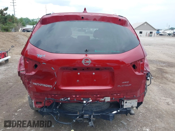2020 Nissan Pathfinder Platinum with VIN 5N1DR2DM2LC636370, listed as a IAAI auction lot 42388117 with 79,825 mi miles and . Bid and sale history available at DreamBid. Image 17.