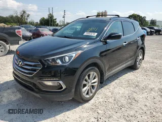 2018 Hyundai Santa Fe 2.0T с VIN 5NMZU4LA8JH083086, выставлен на аукционе Copart как лот 76063474 с пробегом 47 081 миль миль и На запчасти • Non repairable. История ставок и продаж доступна на DreamBid. Изображение 1.