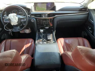 2017 Lexus LX with VIN JTJHY7AX8H4240706, listed as a Copart auction lot 48542445 with 116,807 mi miles and Salvage Title. Bid and sale history available at carsss.com. Image 8.