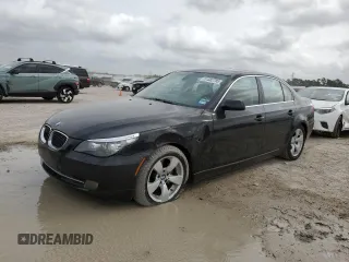 2008 BMW 5 Series 528i with VIN WBANU53558CT13194, listed as a Copart auction lot 51382785 with 178,266 mi miles and Salvage Title. Bid and sale history available at carsss.com. Image 1.
