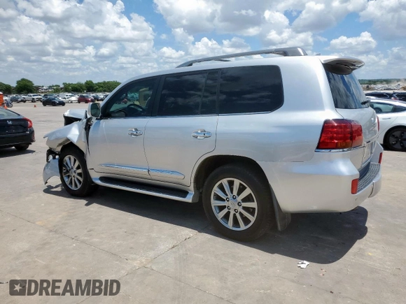 2011 Lexus LX 570 with VIN JTJHY7AX4B4061716, listed as a Copart auction lot 62327925 with 141,382 mi miles and Salvage title. Bid and sale history available at DreamBid. Image 2.