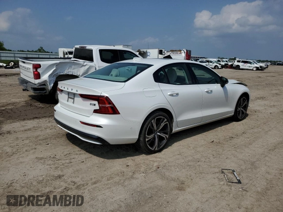 2024 Volvo S60 Ultimate Dark Theme with VIN 7JRL12TM0RG304083, listed as a Copart auction lot 51351815 with Not provided miles and Salvage title. Bid and sale history available at DreamBid. Image 3.