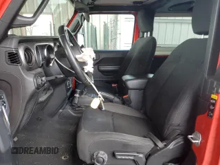 2020 Jeep Wrangler Sport S with VIN 1C4GJXAG4LW174753, listed as a Copart auction lot 52050005 with 45,056 mi miles and Salvage title. Bid and sale history available at DreamBid. Image 7.
