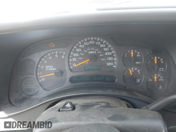 2004 Chevrolet Silverado 1500 Z71 with VIN 2GCEK19TX41369946, listed as a IAAI auction lot 42176844 with 151,807 mi miles and . Bid and sale history available at DreamBid. Image 7.