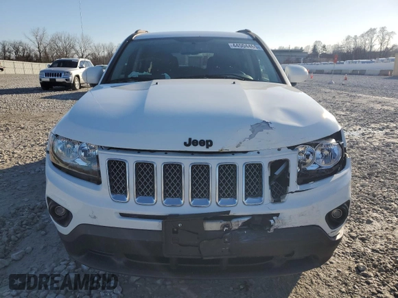 2015 Jeep Compass Latitude with VIN 1C4NJDEBXFD151871, listed as a Copart auction lot 44504465 with 74,371 mi miles and Salvage Title. Bid and sale history available at carsss.com. Image 5.