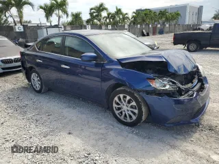 2019 Nissan Sentra S with VIN 3N1AB7AP3KY424478, listed as a Copart auction lot 62873115 with 61,638 mi miles and Salvage title. Bid and sale history available at DreamBid. Image 4.