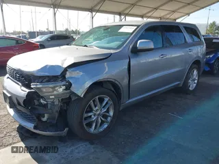 2021 Dodge Durango GT Plus with VIN 1C4RDJDG1MC602421, listed as a IAAI auction lot 40824460 with 121,535 mi miles and . Bid and sale history available at DreamBid. Image 2.