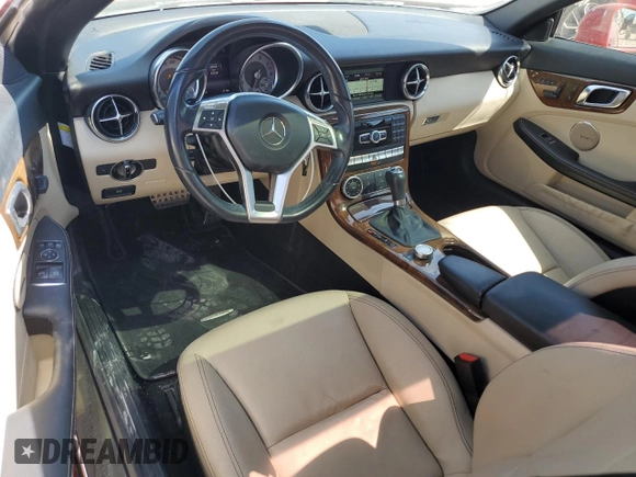 2014 Mercedes-Benz SLK-Class SLK 250 with VIN WDDPK4HA5EF085604, listed as a Copart auction lot 72010054 with 55,360 mi miles and Salvage Title. Bid and sale history available at carsss.com. Image 8.