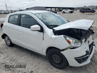 2017 Mitsubishi Mirage ES with VIN ML32A3HJ9HH021899, listed as a Copart auction lot 55824015 with 99,247 mi miles and Salvage title. Bid and sale history available at DreamBid. Image 4.