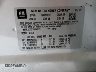 2018 Buick Encore Preferred with VIN KL4CJASB7JB656579, listed as a Copart auction lot 48068845 with 27,790 mi miles and Salvage Title. Bid and sale history available at carsss.com. Image 15.