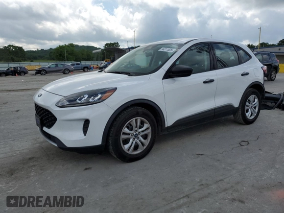2021 Ford Escape S z VIN 1FMCU0F61MUA01603, wystawiony jako Copart lot #56311505 z przebiegiem 142 398 mil mil oraz Szkoda całkowita • Salvage title. Historia ofert i sprzedaży dostępna na DreamBid. Obrazek 1.