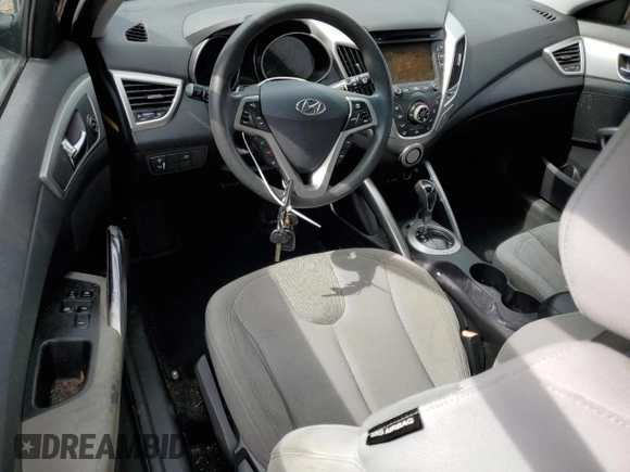 2012 Hyundai Veloster w/Gray Int с VIN KMHTC6AD7CU027438, выставлен на аукционе Copart как лот 59955105 с пробегом 279 179 миль миль и Чистый • Clean title. История ставок и продаж доступна на DreamBid. Изображение 8.