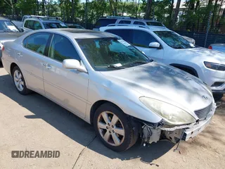 2005 Lexus ES 350 with VIN JTHBA30G555115593, listed as a IAAI auction lot 42515583 with 349,236 mi miles and . Bid and sale history available at DreamBid. Image 1.