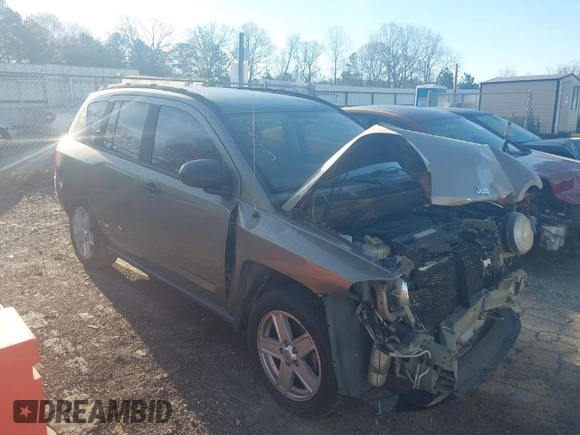 2007 Jeep Compass Sport with VIN 1J8FT47W57D158543, listed as a IAAI auction lot 41817636 with 241,439 mi miles. Bid and sale history available at carsss.com. Image 1.