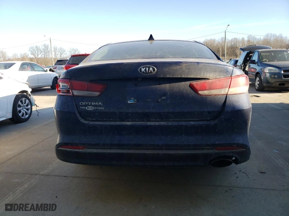 2018 Kia Optima S with VIN 5XXGT4L36JG272314, listed as a Copart auction lot 46567585 with 87,212 mi miles and Salvage Title. Bid and sale history available at carsss.com. Image 6.