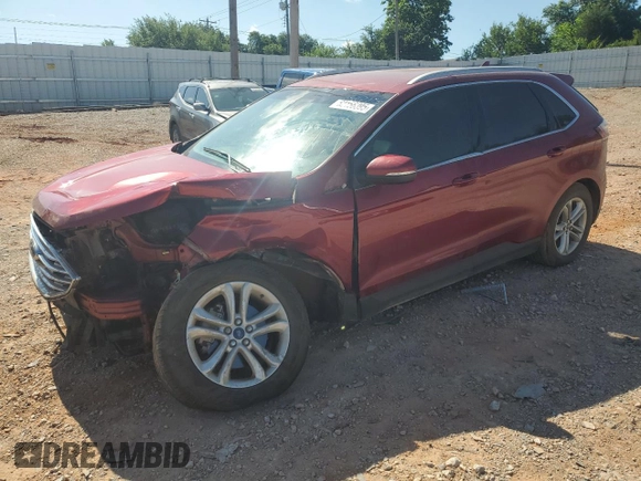 2019 Ford Edge SEL with VIN 2FMPK3J9XKBB38715, listed as a Copart auction lot 62156395 with 125,758 mi miles and Salvage title. Bid and sale history available at DreamBid. Image 1.