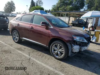 2013 Lexus RX 350 with VIN 2T2ZK1BA1DC097083, listed as a Copart auction lot 61026375 with 119,002 mi miles and Salvage title. Bid and sale history available at DreamBid. Image 4.