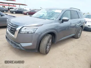 2024 Nissan Pathfinder SV with VIN 5N1DR3BA9RC276196, listed as a IAAI auction lot 42761906 with 31,693 mi miles and . Bid and sale history available at DreamBid. Image 17.