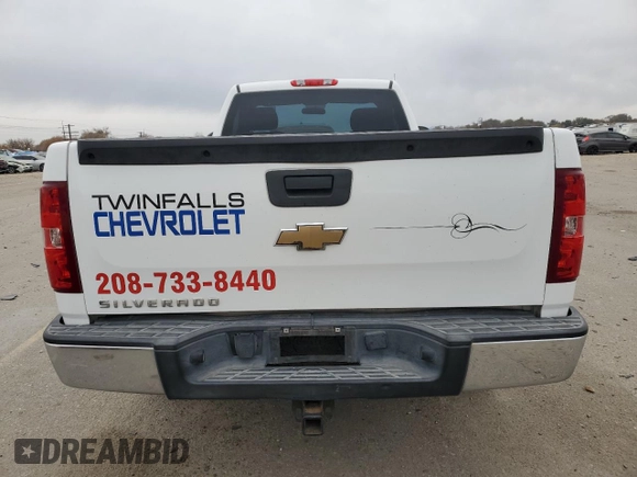 2010 Chevrolet Silverado 1500 Work Truck with VIN 1GCPCPEX9AZ201607, listed as a Copart auction lot 80228064 with Not Provided miles and Salvage Title. Bid and sale history available at DreamBid. Image 6.