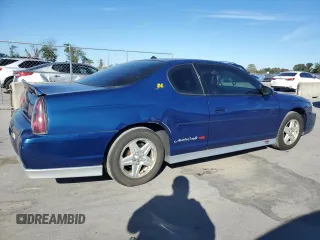 2003 Chevrolet Monte Carlo SS with VIN 2G1WX12KX39356551, listed as a Copart auction lot 82889714 with 184,034 mi miles and Non Repairable. Bid and sale history available at carsss.com. Image 3.