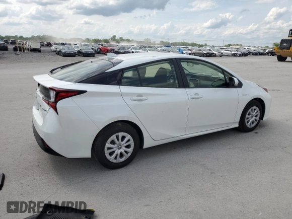 2022 Toyota Prius L Eco with VIN JTDKAMFUXN3169360, listed as a Copart auction lot 53903215 with 46,359 mi miles and Salvage Title. Bid and sale history available at carsss.com. Image 3.