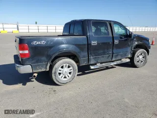 2008 Ford F-150 XLT with VIN 1FTPW14508FB42656, listed as a Copart auction lot 52547545 with 128,134 mi miles and Salvage Title. Bid and sale history available at carsss.com. Image 3.