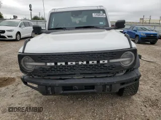 2024 Ford Bronco Wildtrak with VIN 1FMEE2BP9RLA07694, listed as a Copart auction lot 51856335 with 21,102 mi miles and Salvage title. Bid and sale history available at DreamBid. Image 5.